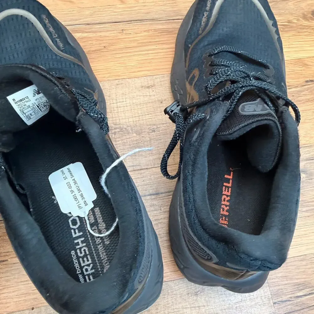 New Balance women size 9B V12 1080 Fresh Foam X Permafrost Black sneakers